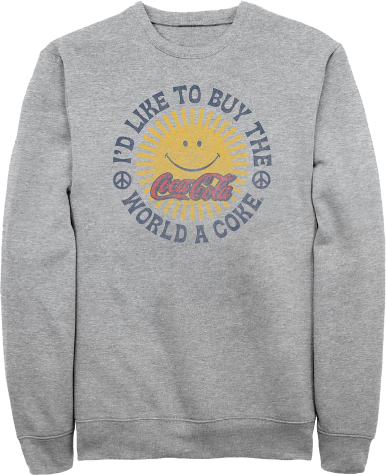I'd Like To Buy The World A Coke Coca-Cola Sweatshirt