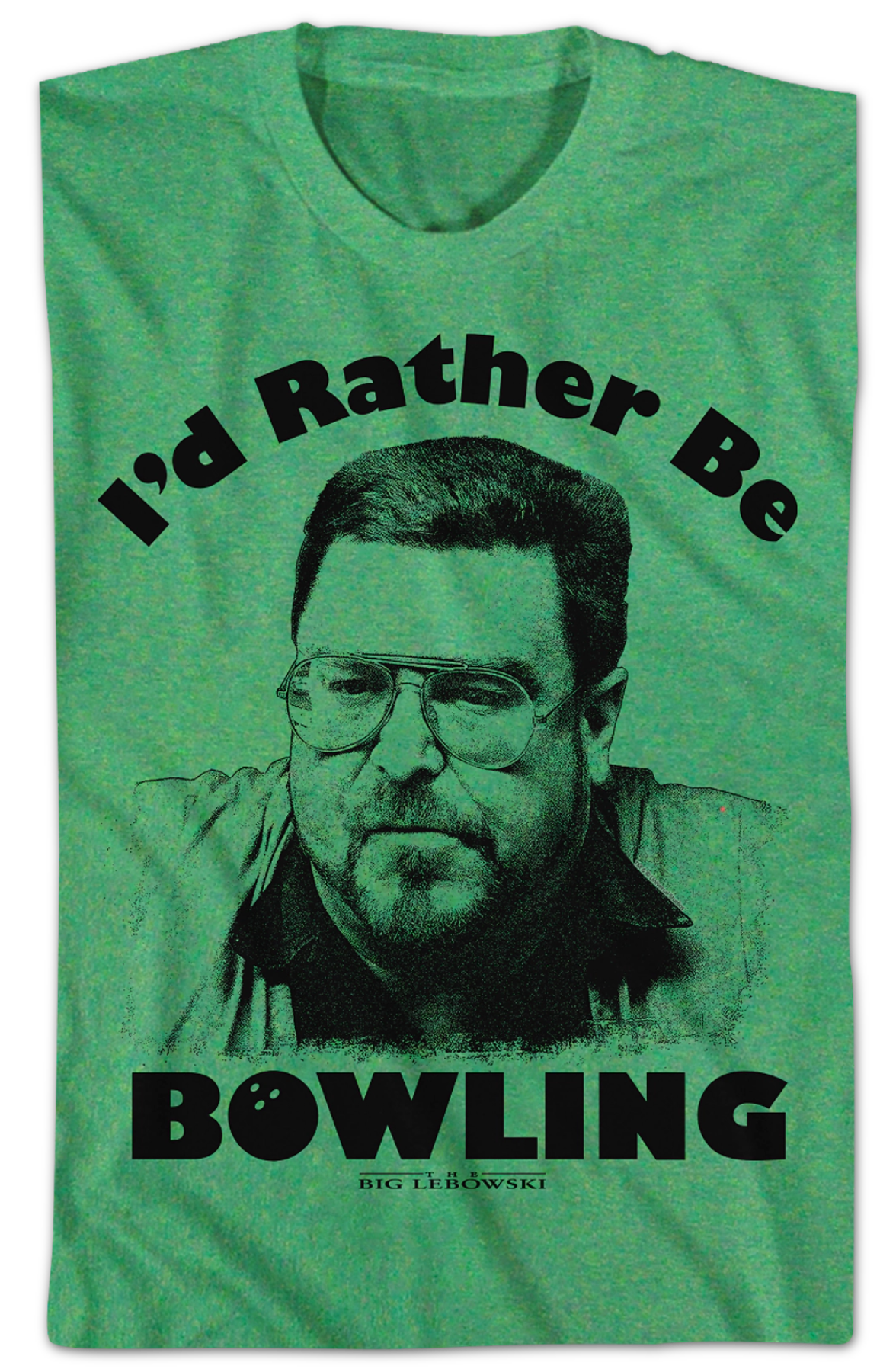 I'd Rather Be Bowling Big Lebowski T-Shirt