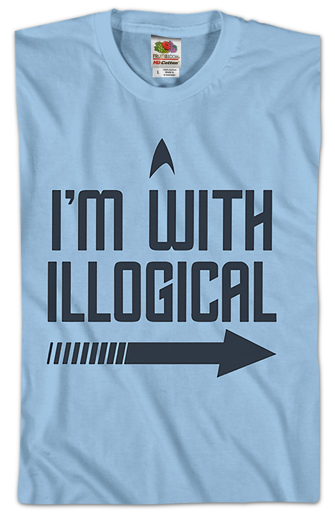 I'm With Illogical Star Trek T-Shirt