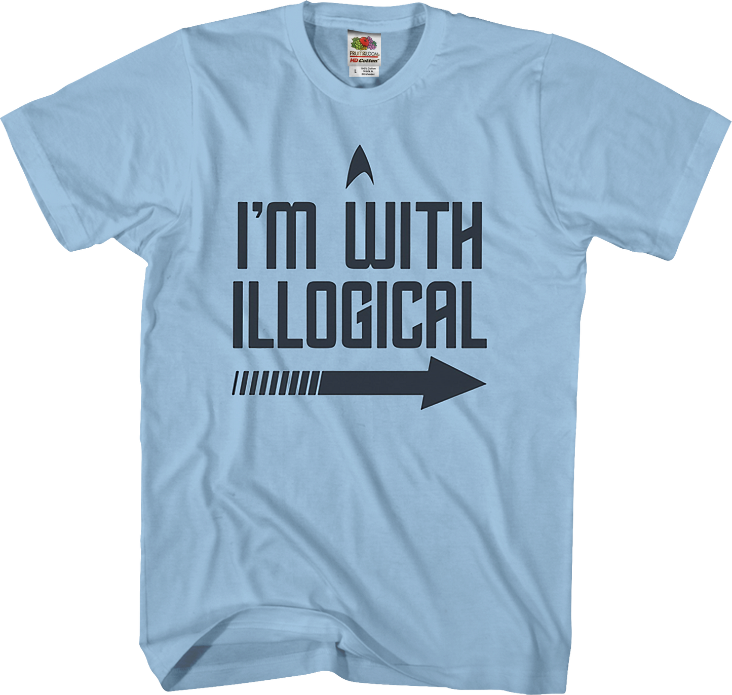 I'm With Illogical Star Trek T-Shirt