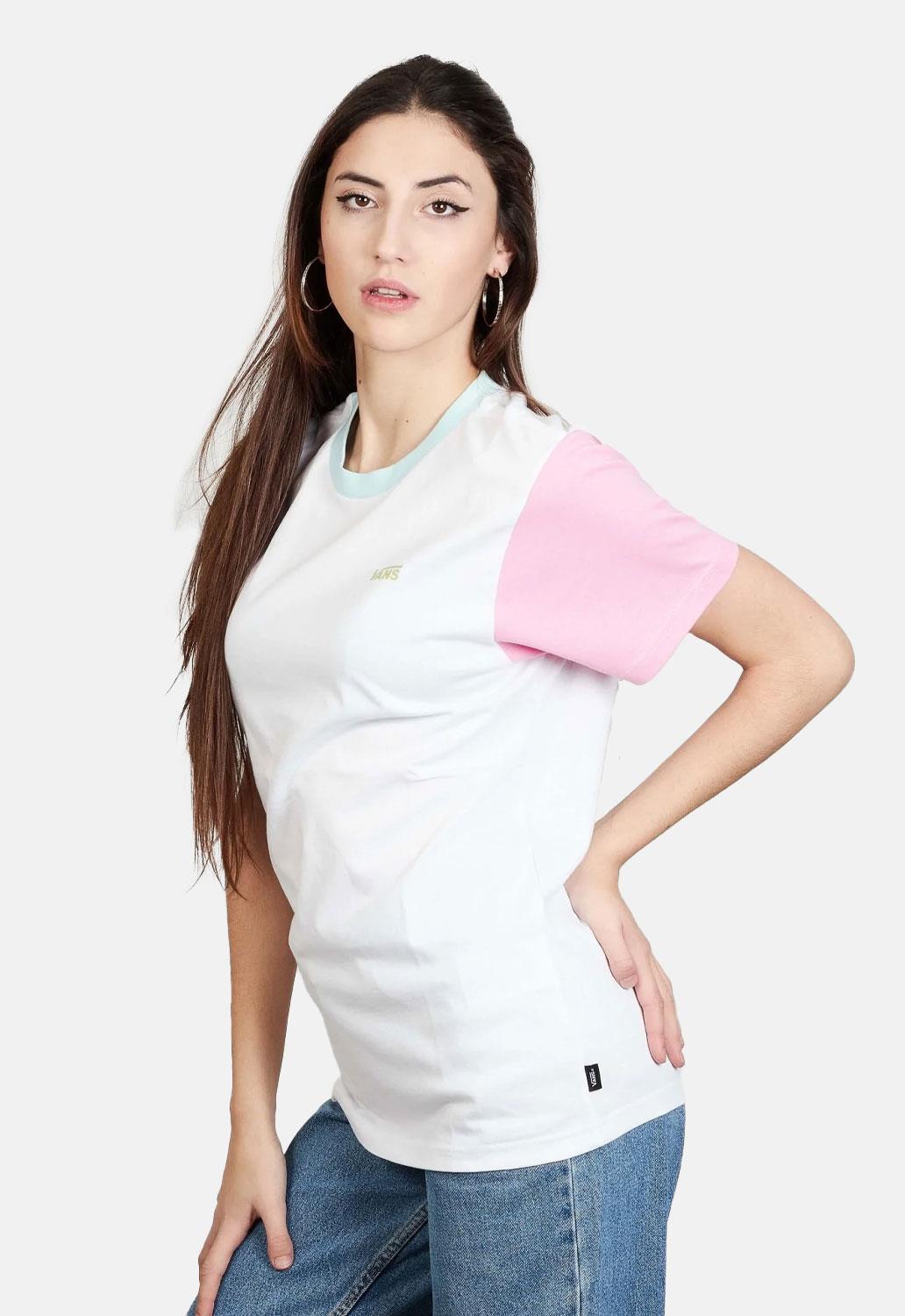 Left Chest Colorblock T-Shirt Style001