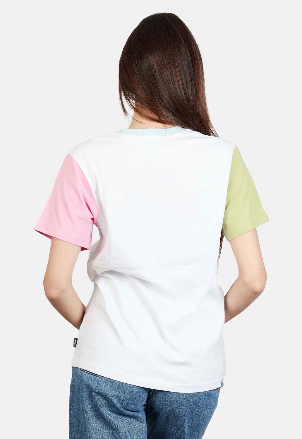 Left Chest Colorblock T-Shirt Style001