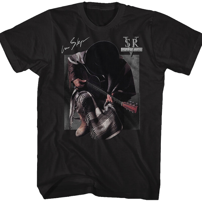 Black In Step Stevie Ray Vaughan T-Shirt