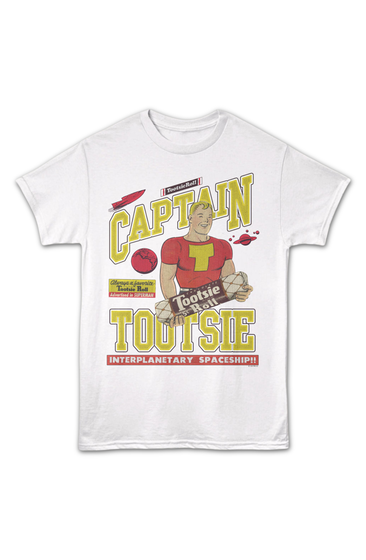 Interplanetary Spaceship Tootsie Roll T-Shirt