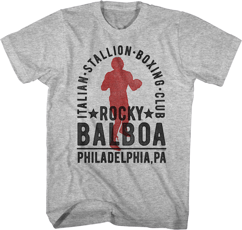 Italian Stallion Boxing Club Rocky T-Shirt