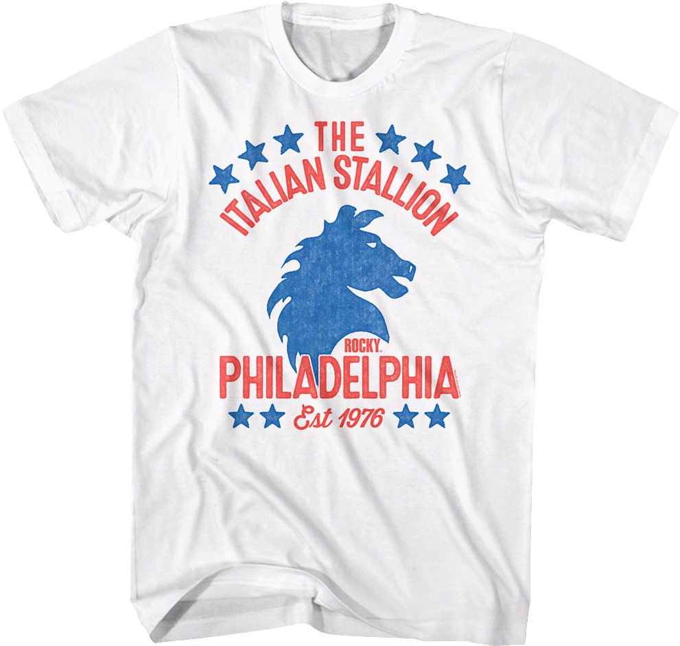 Italian Stallion Stars Rocky T-Shirt