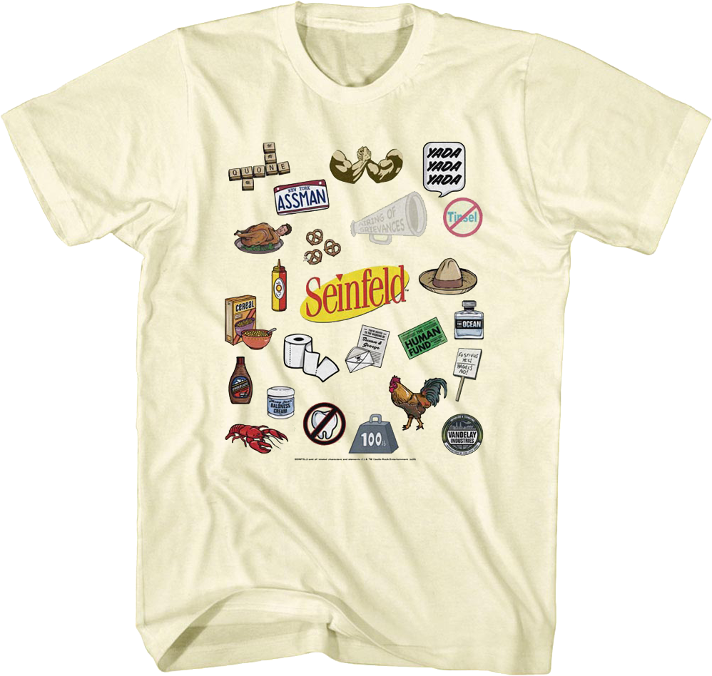 Item Collage Seinfeld T-Shirt