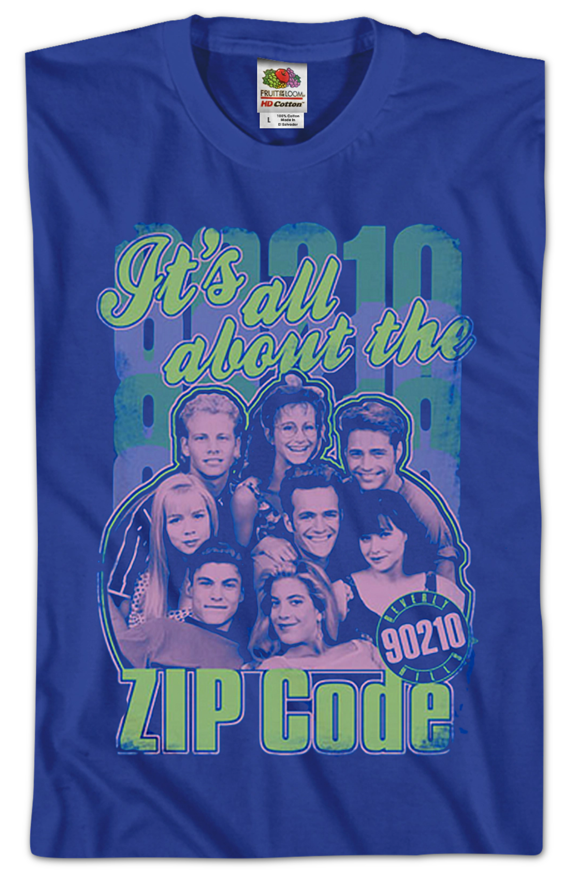 It's All About The Zip Code Beverly Hills 90210 T-Shirt
