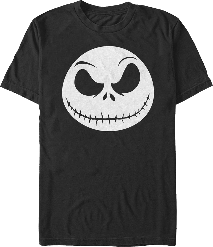 Jack Skellington Head Shot Nightmare Before Christmas T-Shirt
