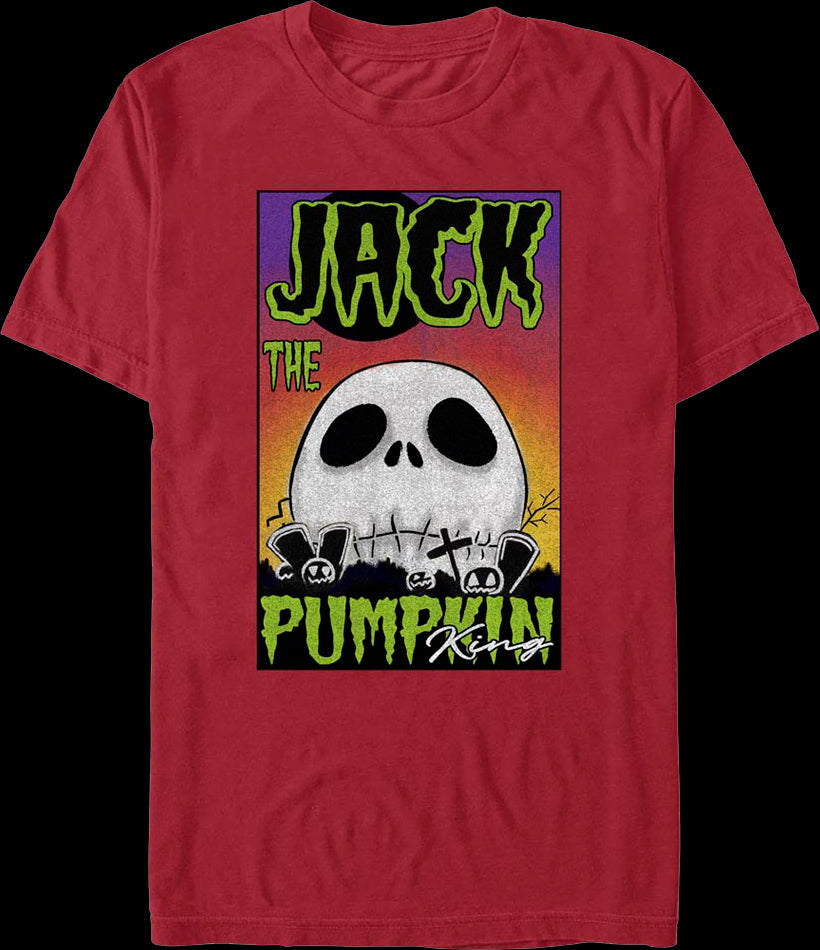 Jack The Pumpkin King Nightmare Before Christmas T-Shirt