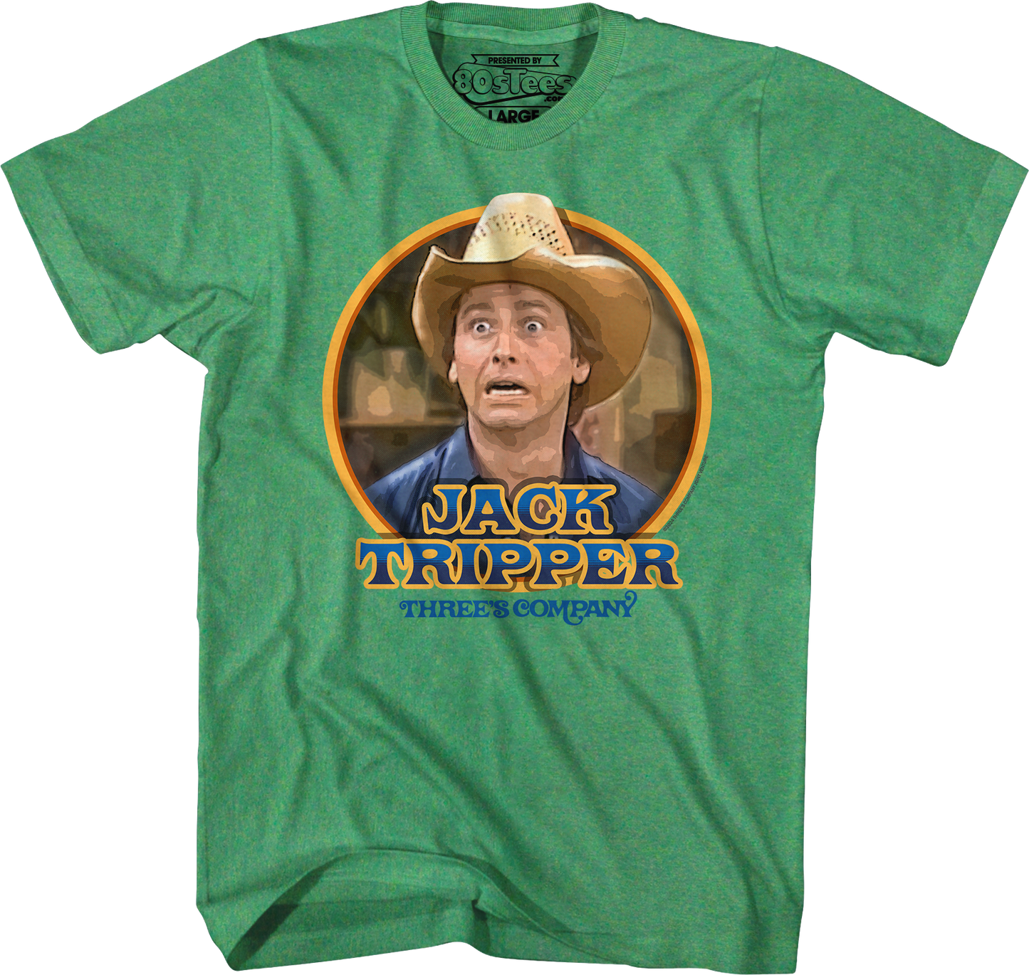 Jack Tripper Circle Three's Company T-Shirt
