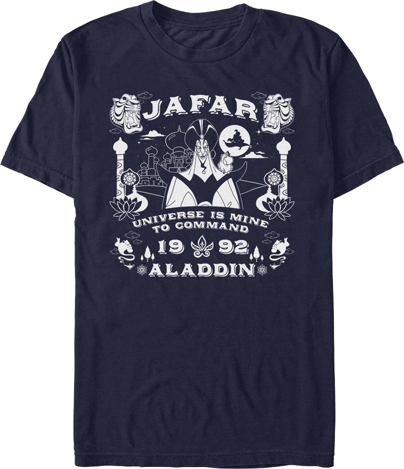 Jafar Universe Is Mine To Command Aladdin T-Shirt