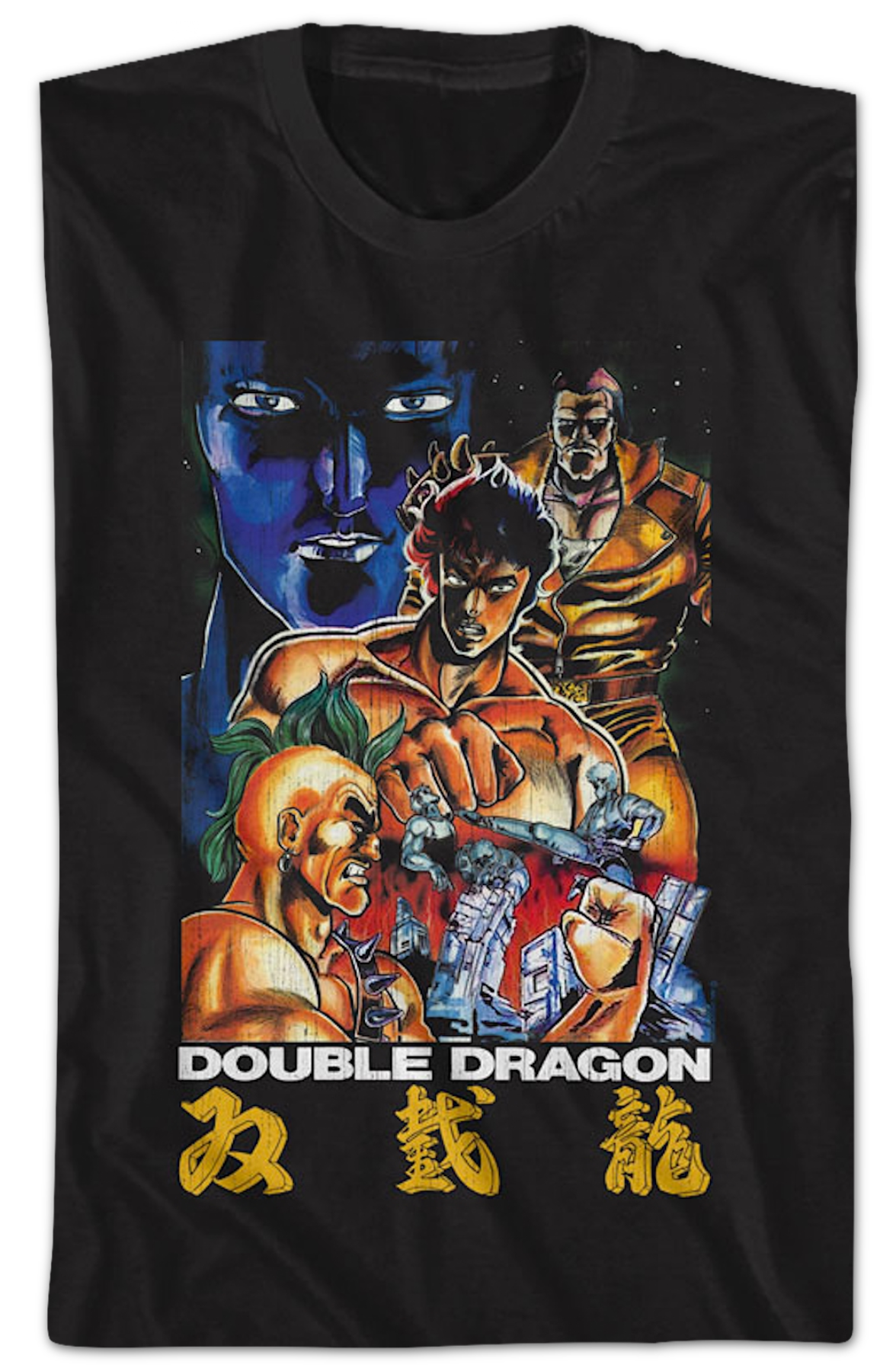 Japanese Box Art Double Dragon T-Shirt