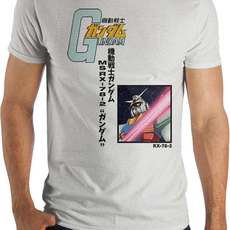 Japanese Logo Gundam T-Shirt