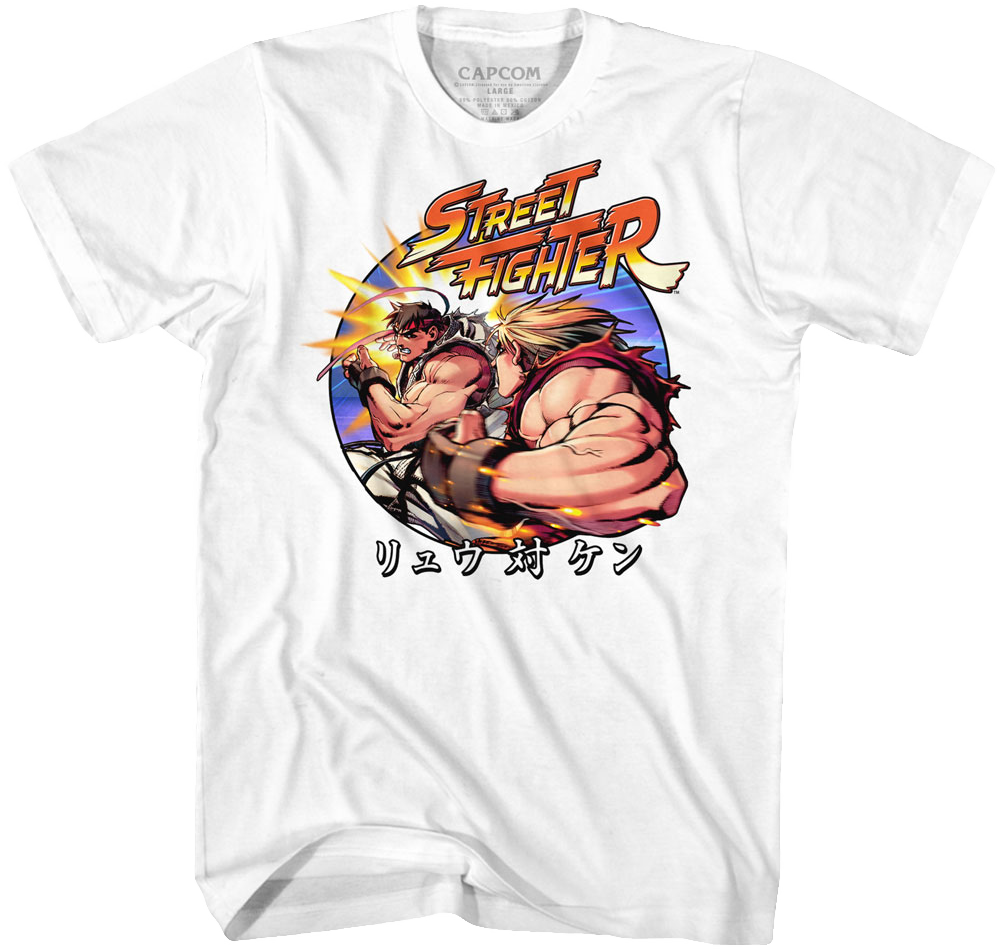 Japanese Street Fighter T-Shirt Style001