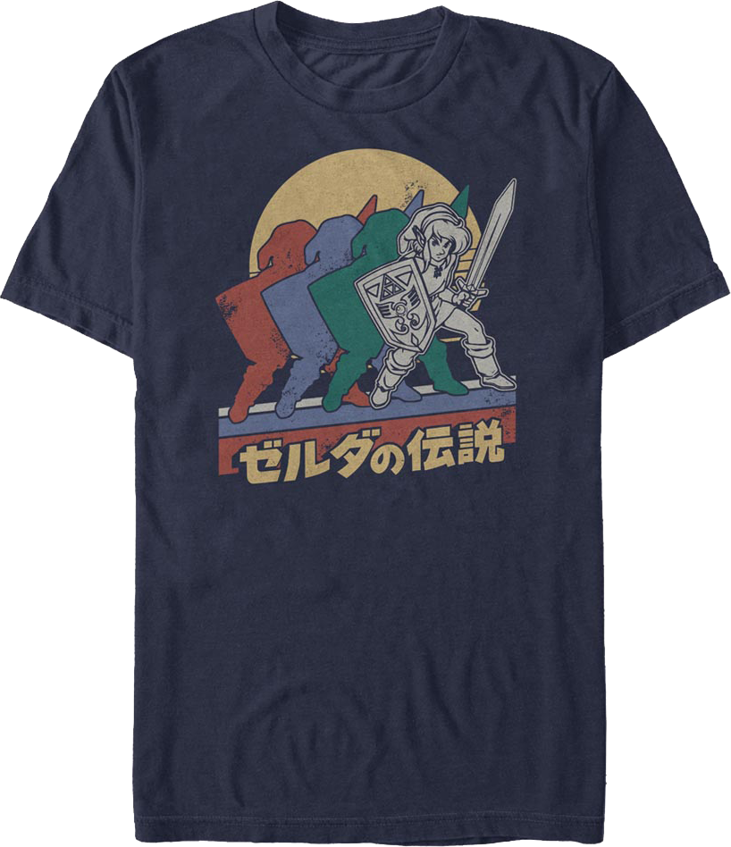 Japanese Text Legend Of Zelda T-Shirt