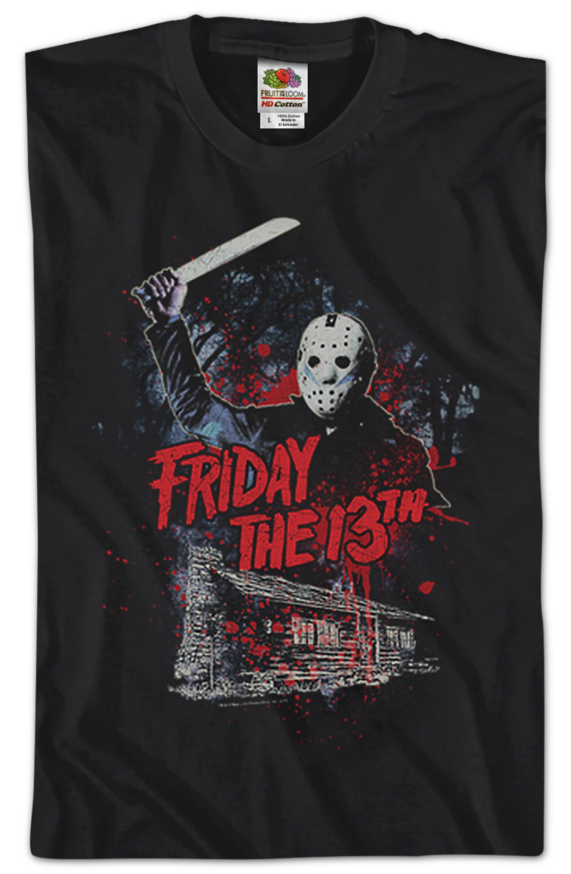 Jason Attacks Friday the 13th T-Shirt