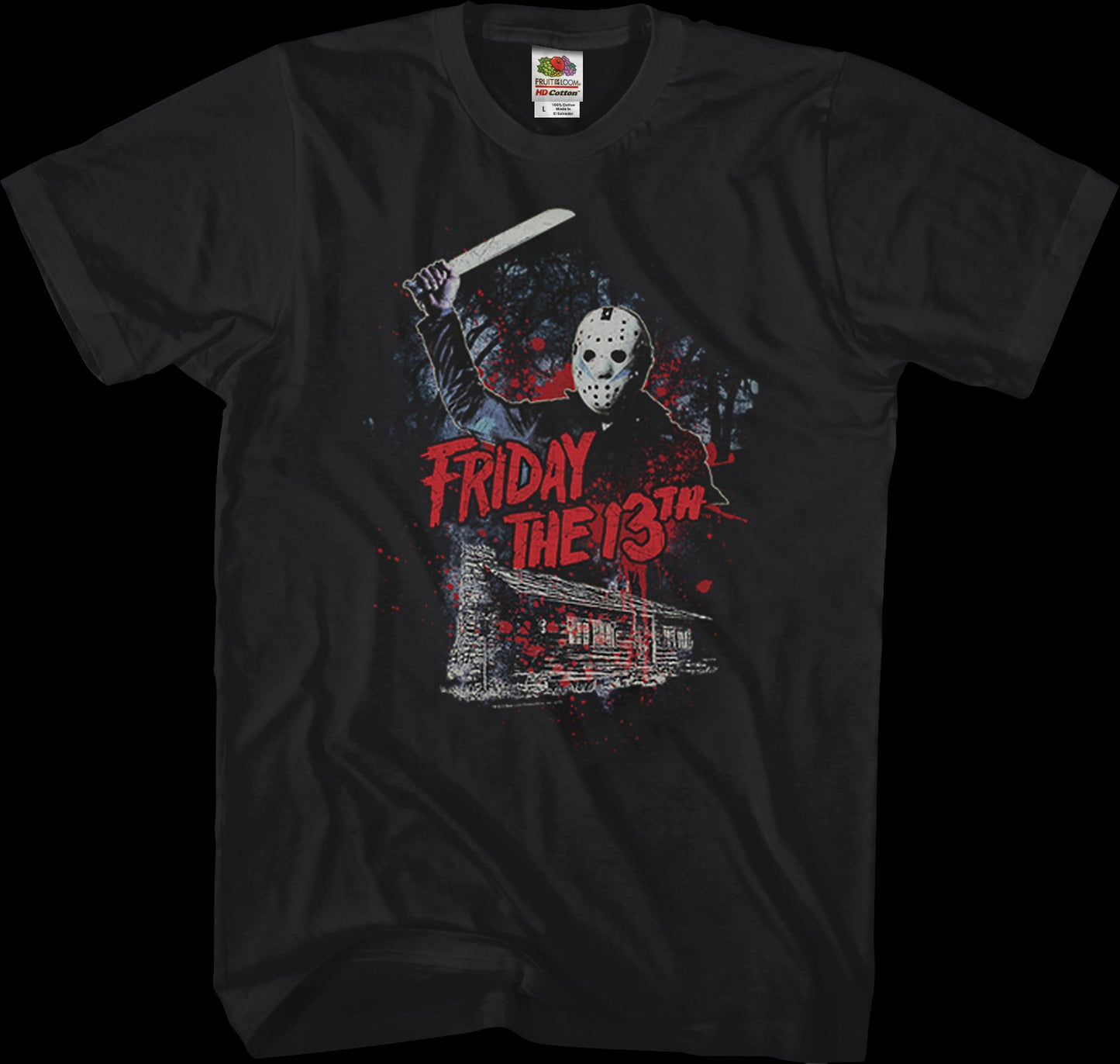 Jason Attacks Friday the 13th T-Shirt