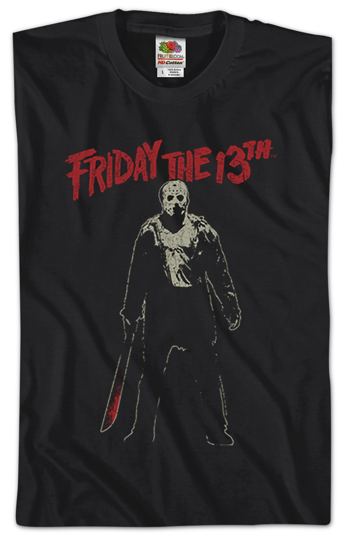 Jason Voorhees Machete Friday the 13th T-Shirt