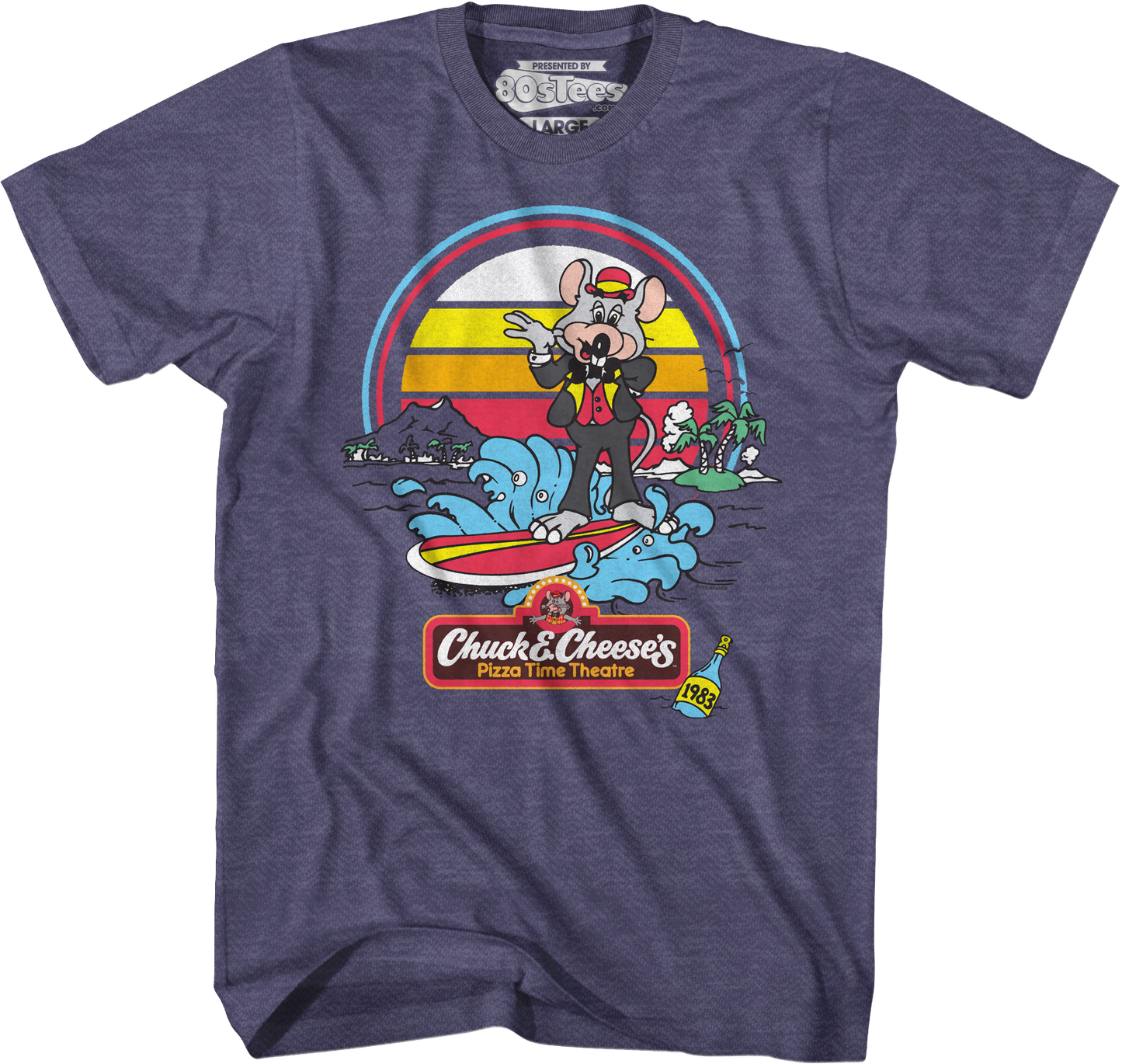 Surfing Chuck E. Cheese T-Shirt
