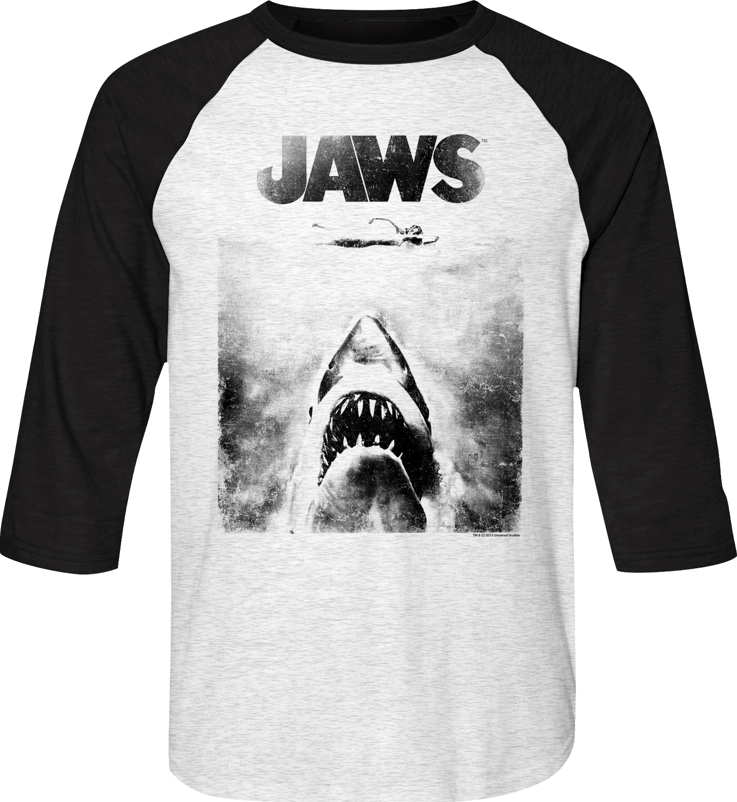Jaws Raglan Baseball Shirt
