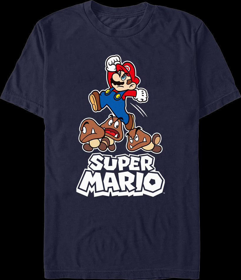Jumping On Goombas Super Mario Bros. T-Shirt