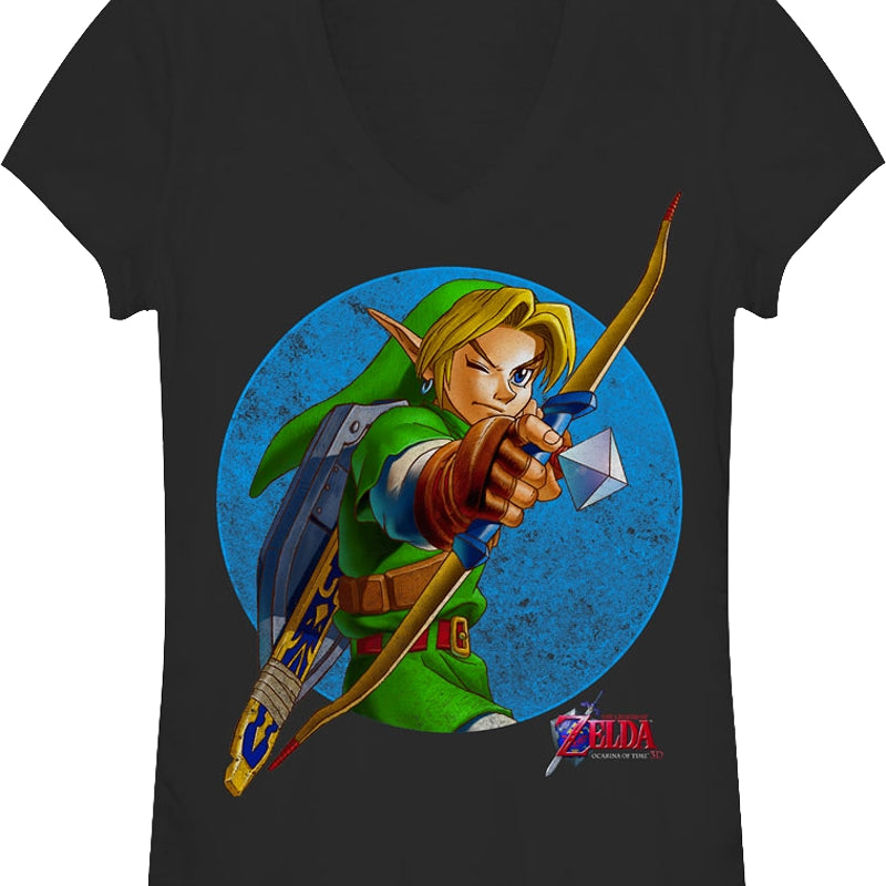 Junior Link V-Neck Legend of Zelda Shirt