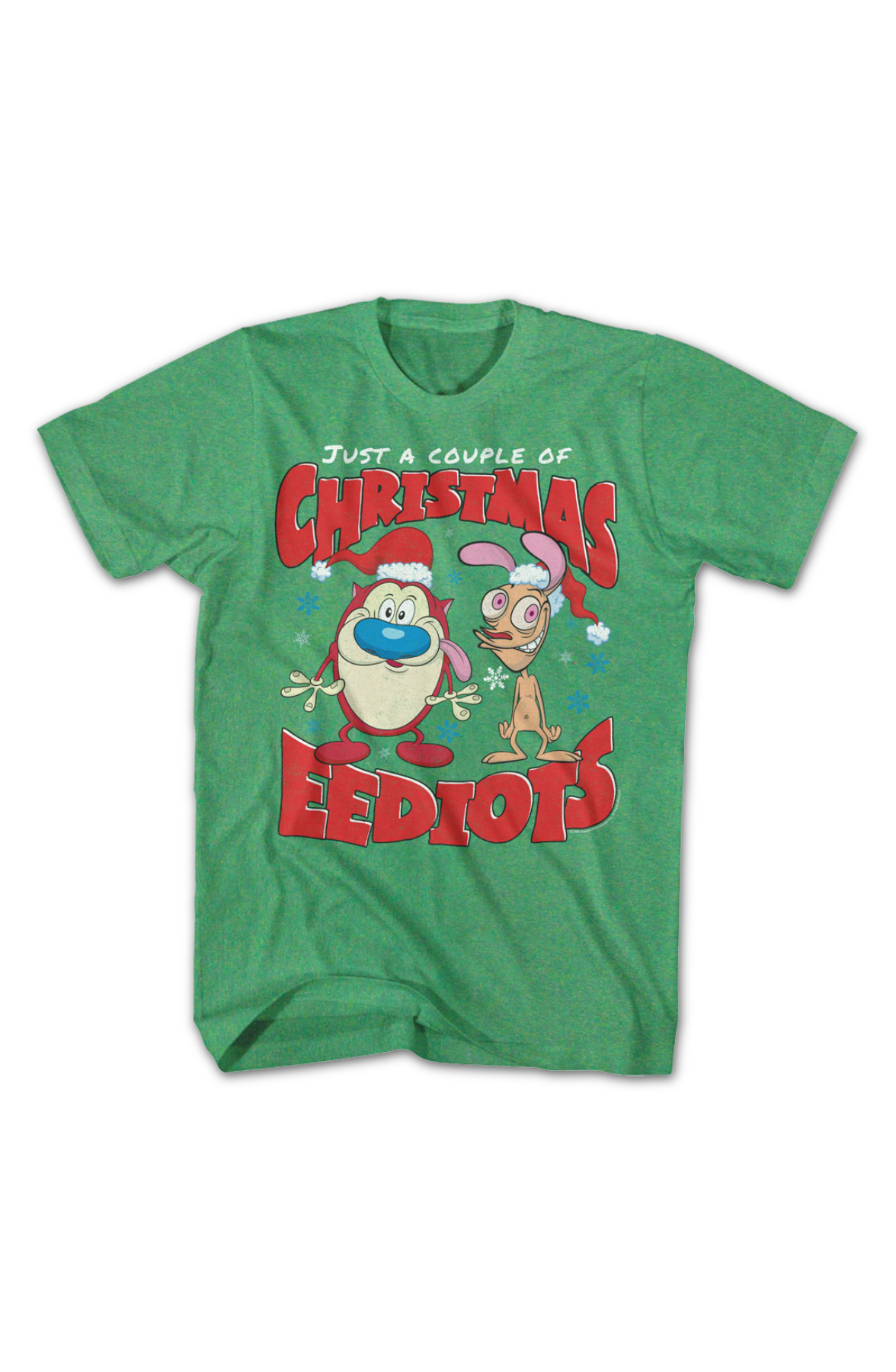 Just A Couple Of Christmas Eediots Ren And Stimpy T-Shirt