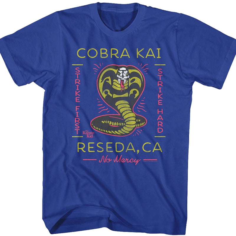 Karate Kid Neon Cobra Kai T-Shirt