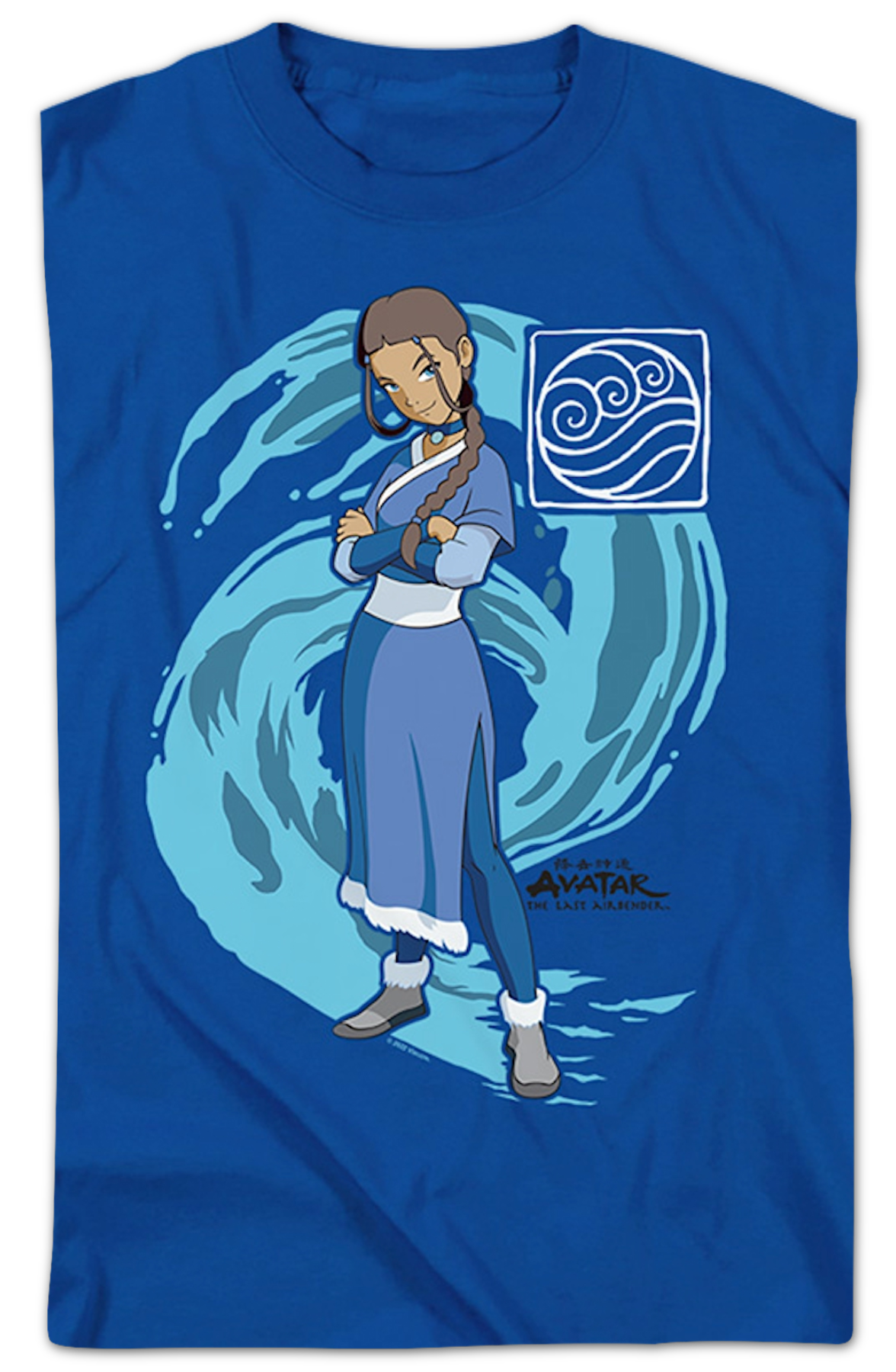 Katara Water Wave Avatar The Last Airbender T-Shirt