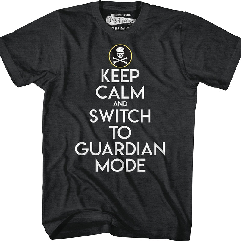 Keep Calm And Switch To Guardian Mode Robotech T-Shirt