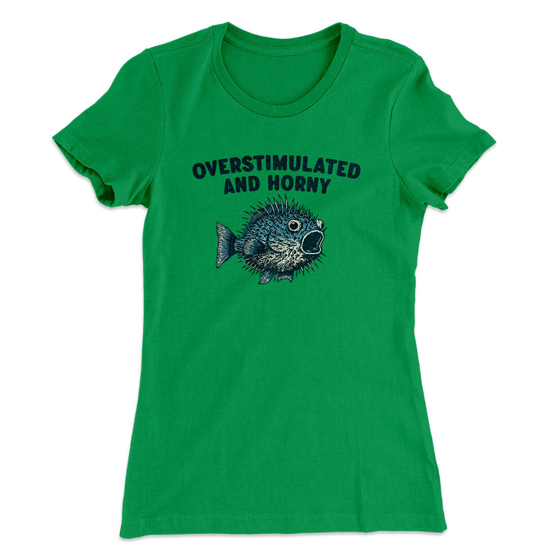 Overstimulated And Horny Women's T-Shirt