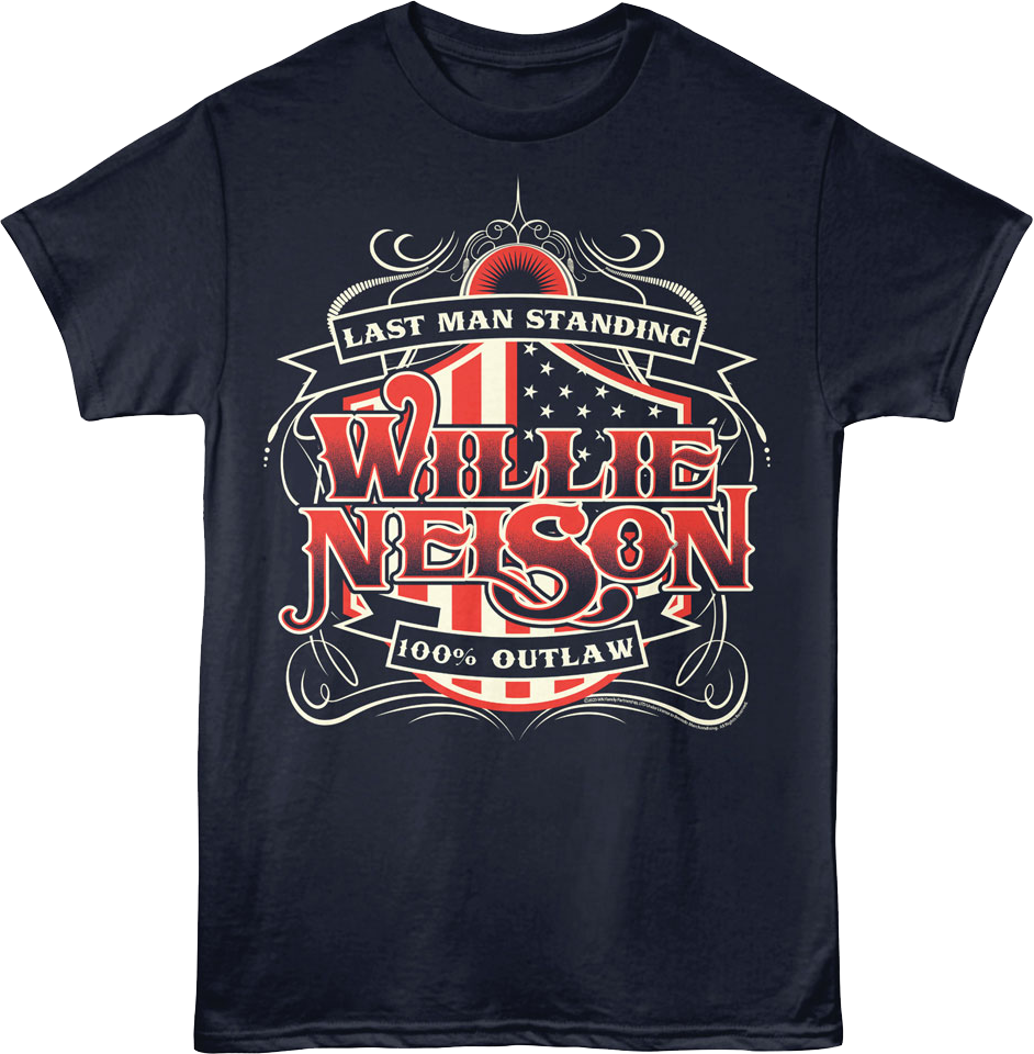Last Man Standing Willie Nelson T-Shirt