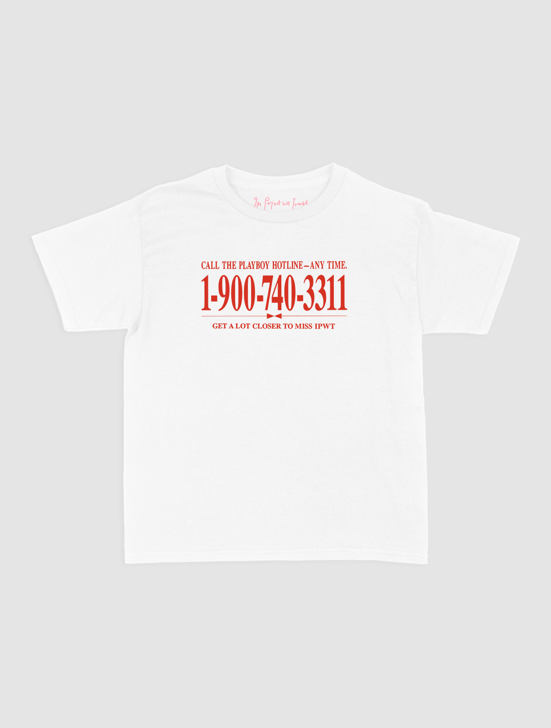 late night call baby tee