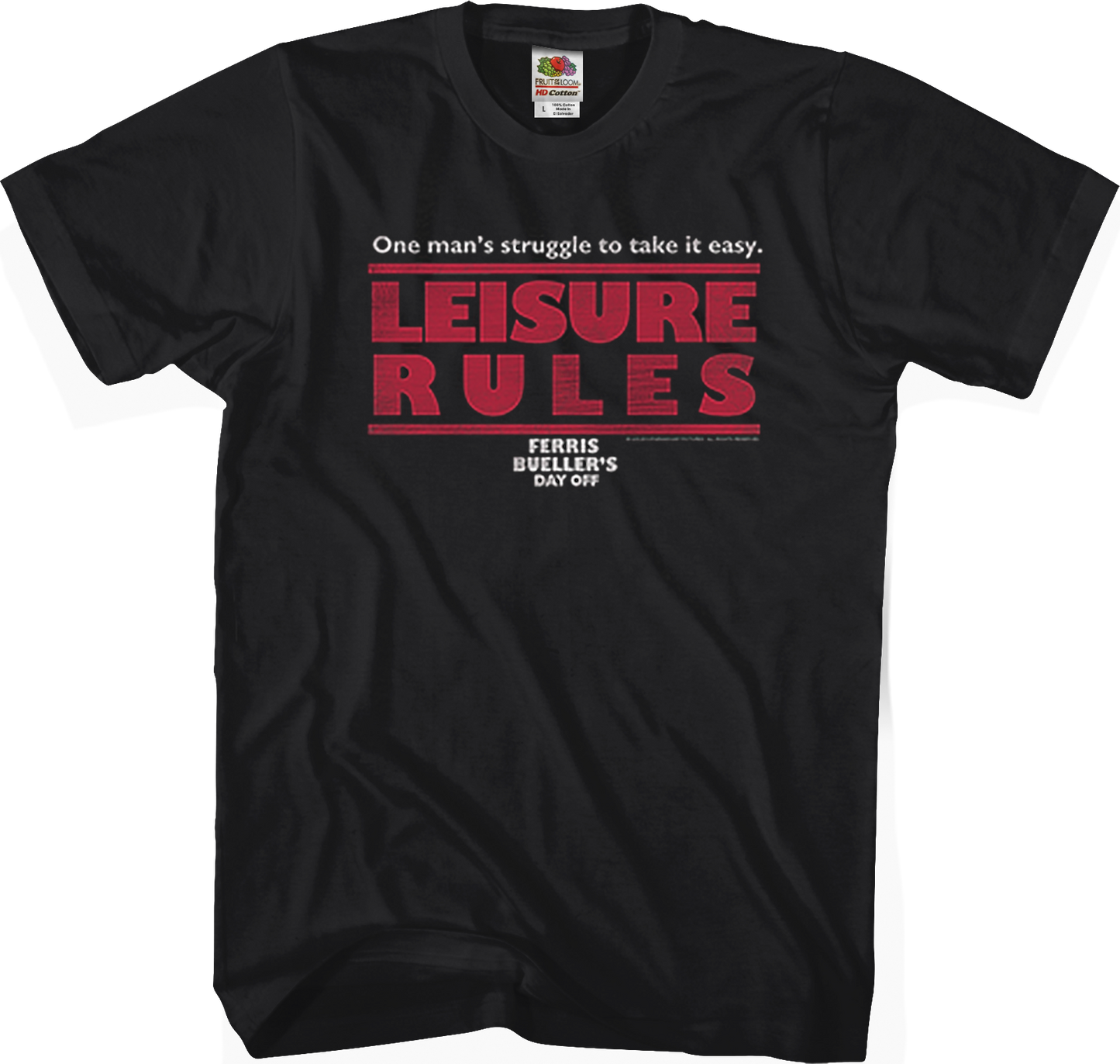 Leisure Rules Ferris Bueller's Day Off T-Shirt