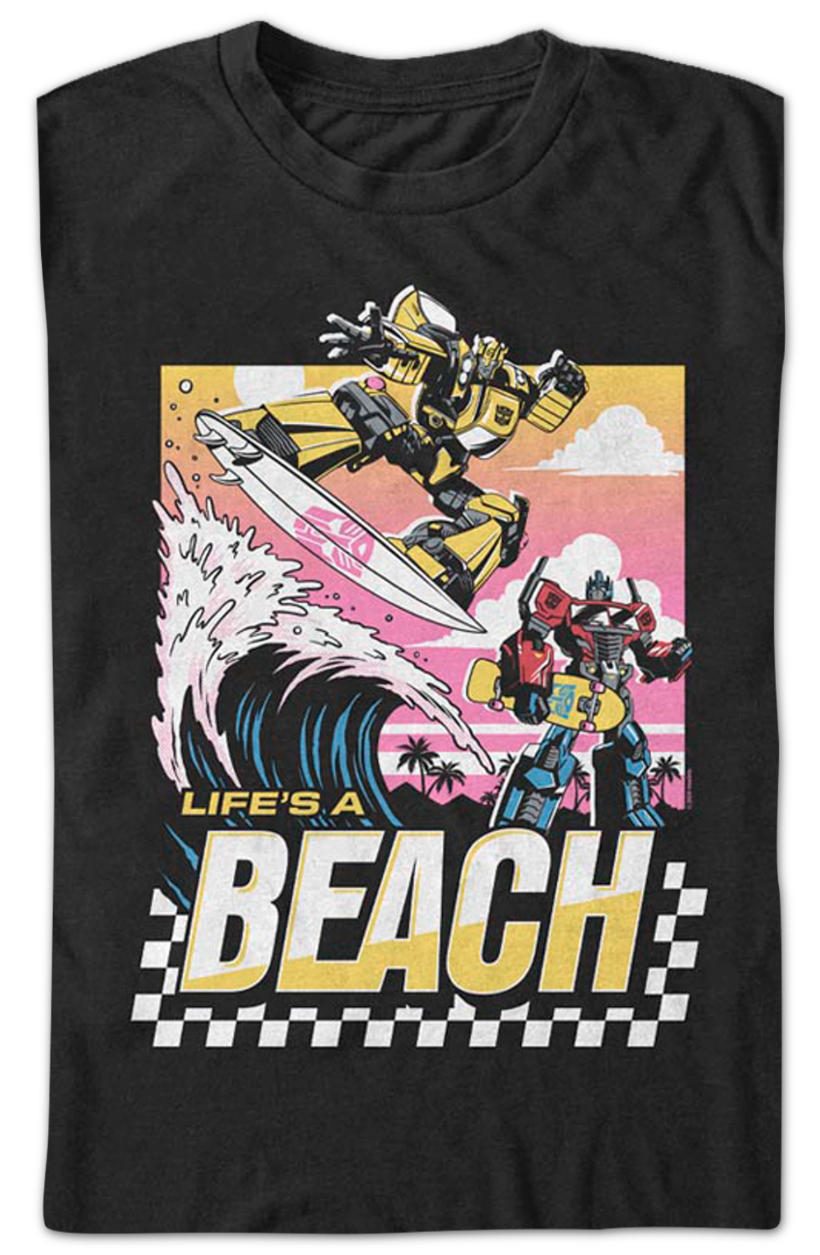 Life's A Beach Transformers T-Shirt