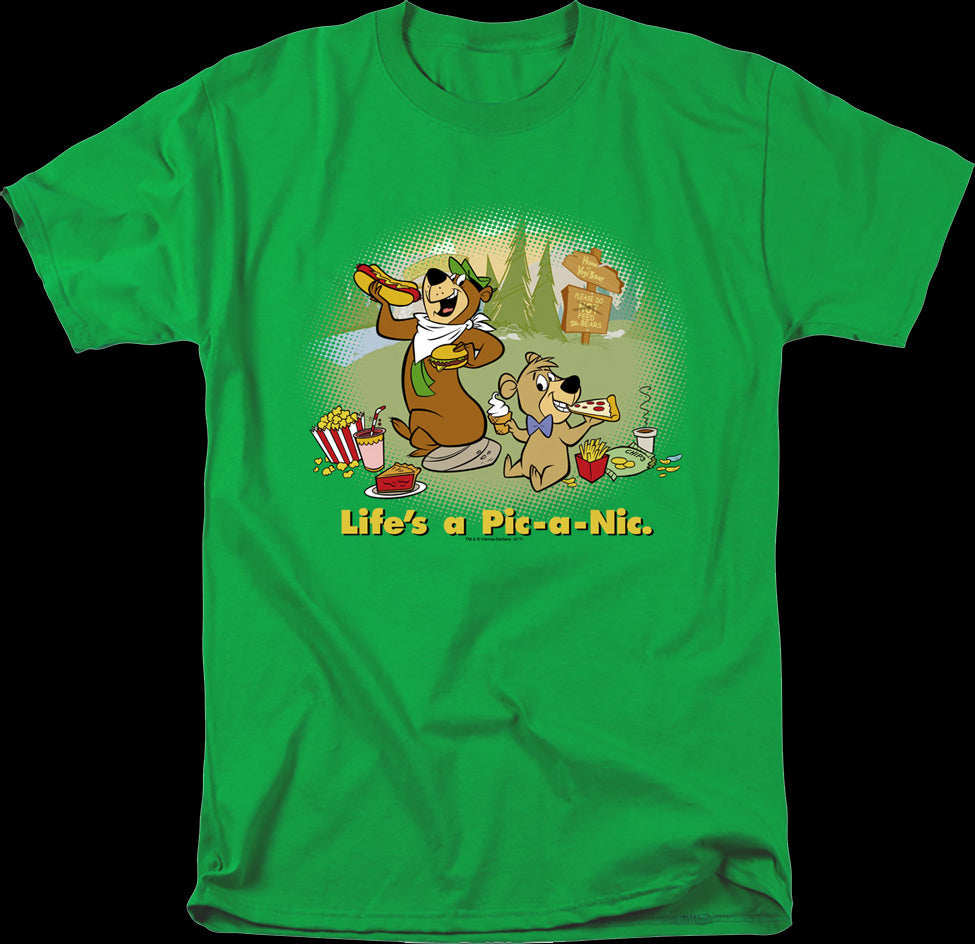 Life's A Pic-A-Nic Yogi Bear T-Shirt