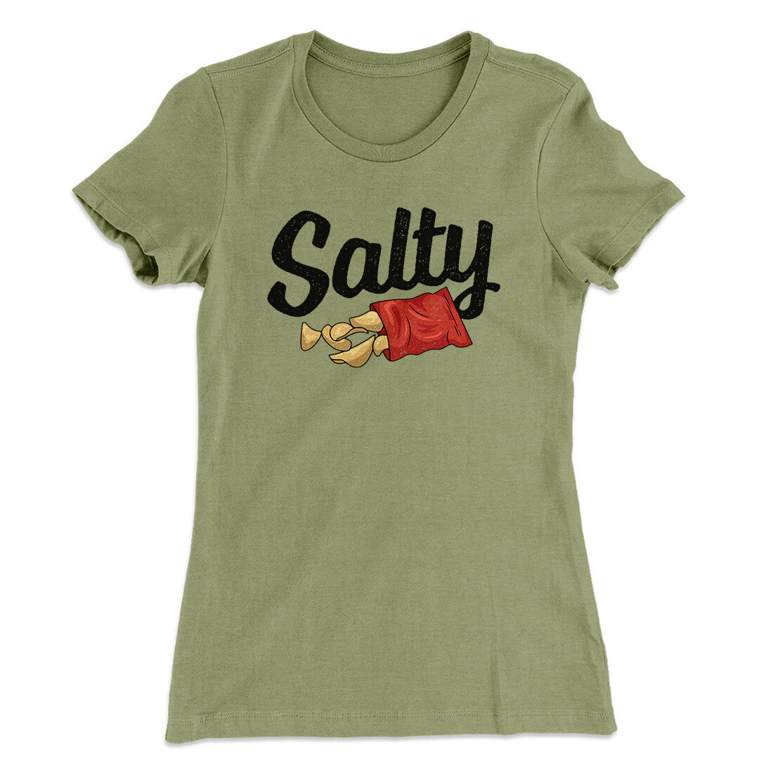 Salty Chips Funny Women's T-Shirt