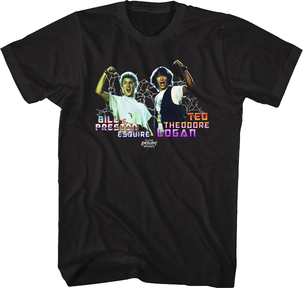 Lightning Bill and Ted's Excellent Adventure T-Shirt