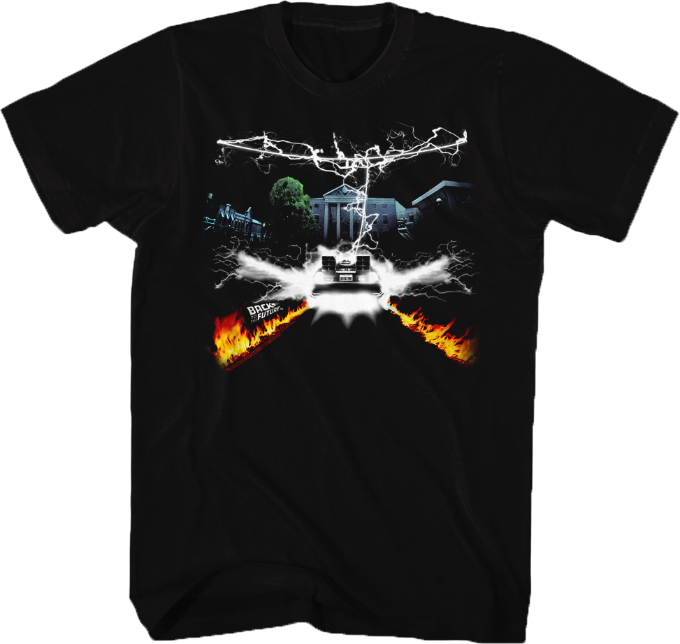 Lightning Bolt Back To The Future T-Shirt