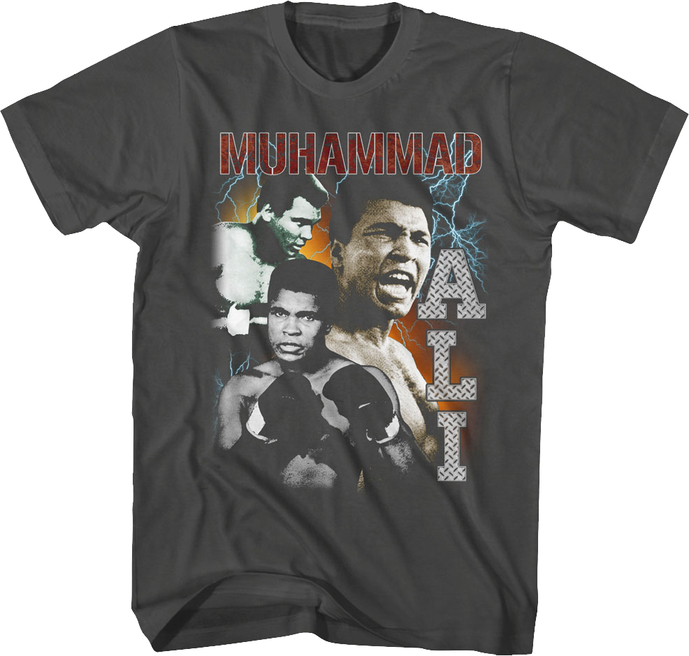 Lightning Collage Muhammad Ali T-Shirt