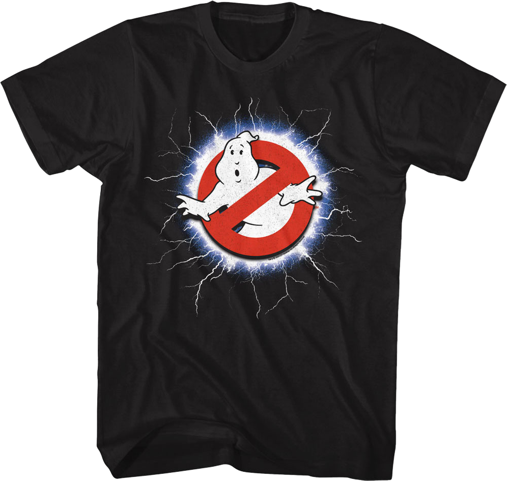 Lightning Logo Real Ghostbusters T-Shirt