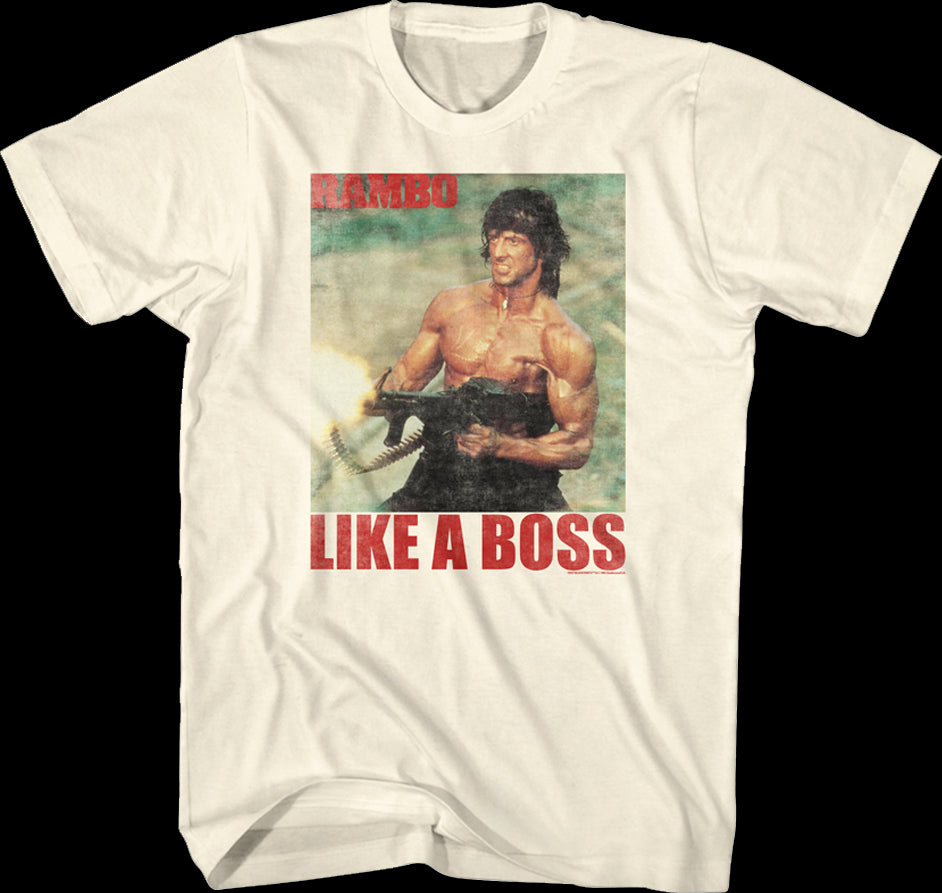 Like A Boss Rambo T-Shirt
