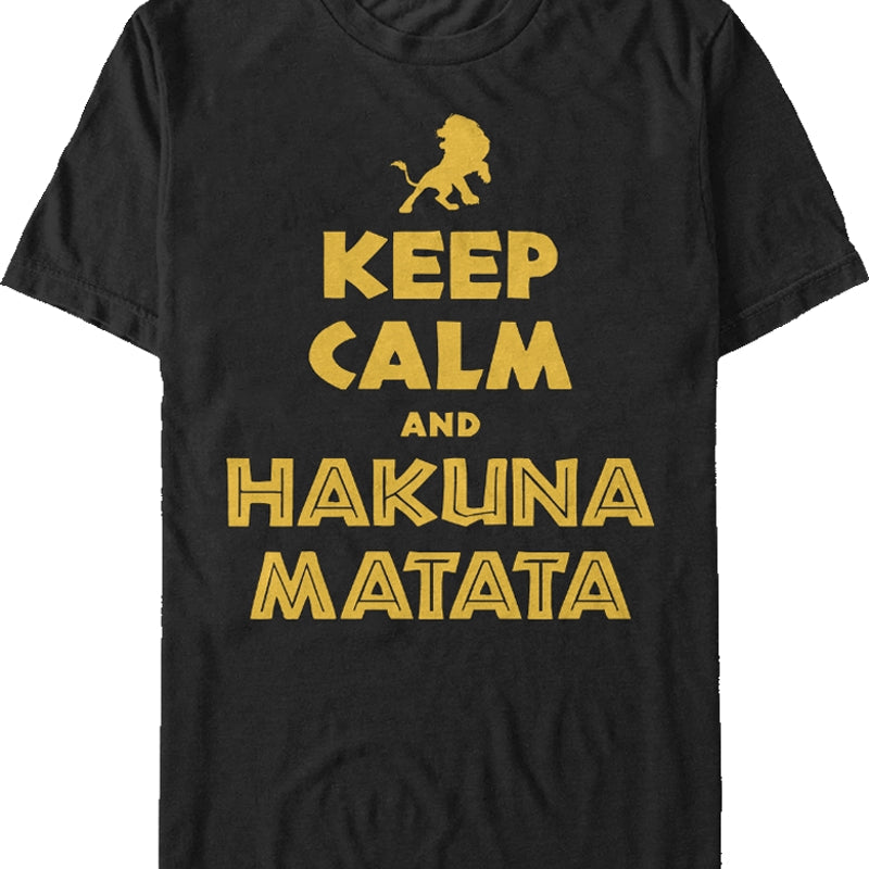 Lion King Keep Calm T-Shirt
