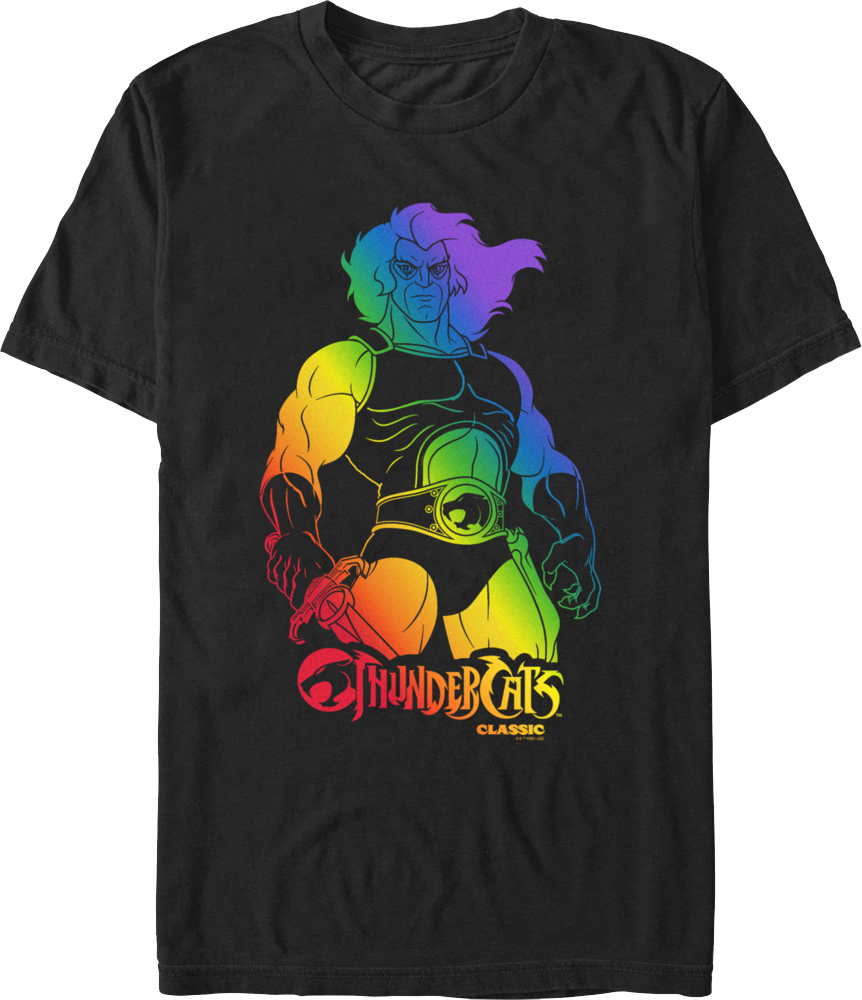 Lion-O Rainbow Colors ThunderCats T-Shirt