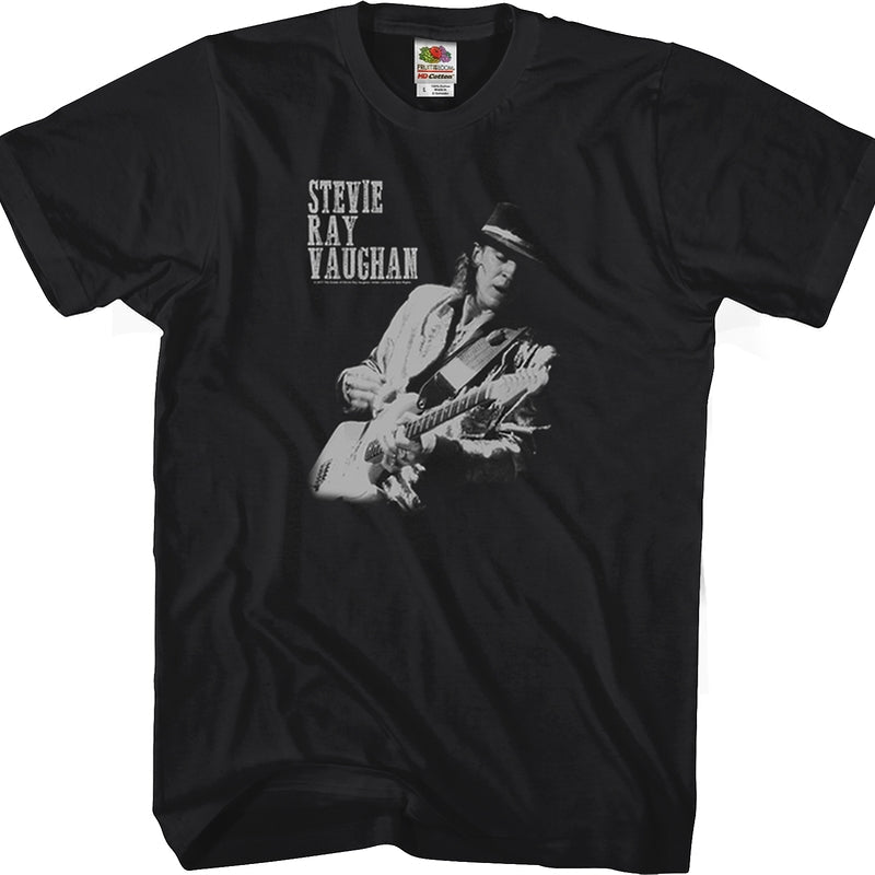 Live Alive Album Cover Stevie Ray Vaughan T-Shirt