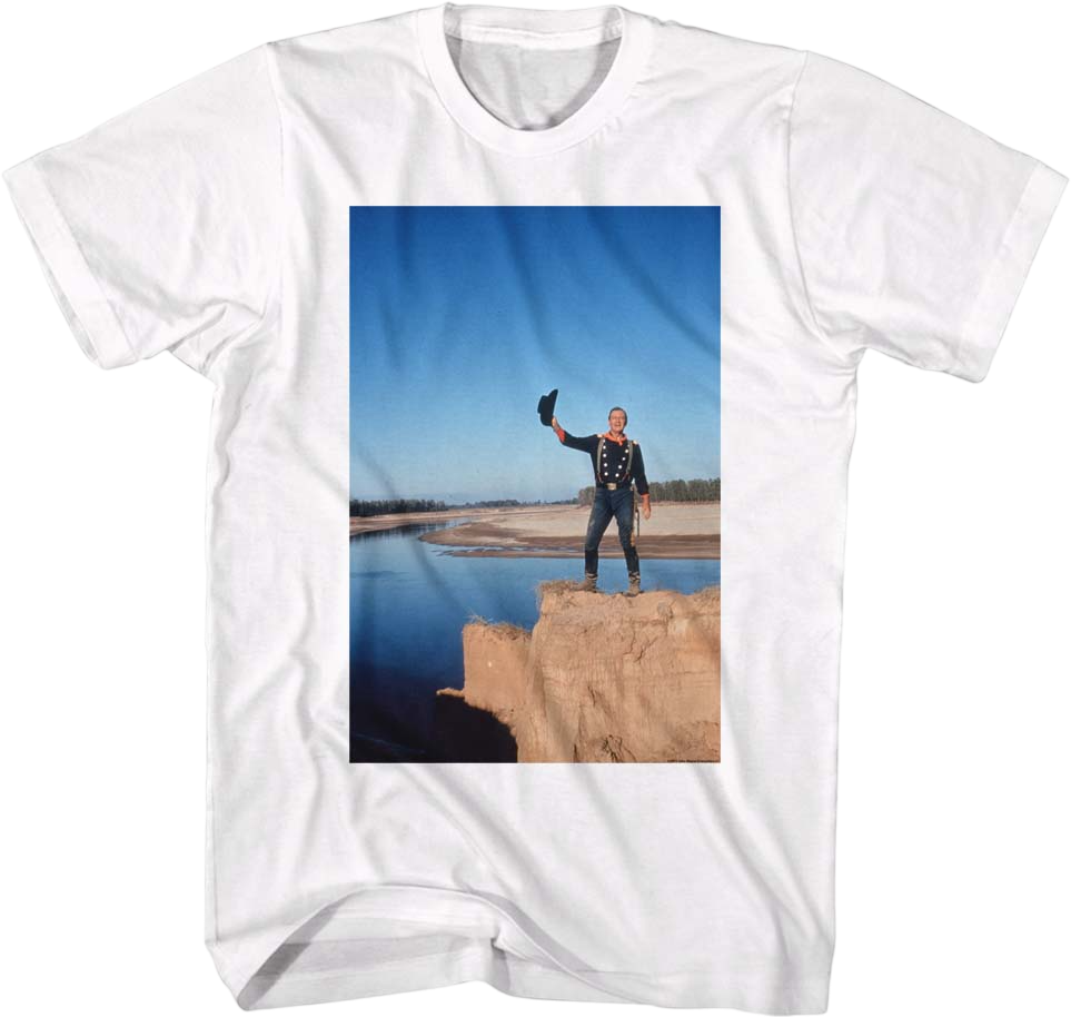Living On The Edge John Wayne T-Shirt
