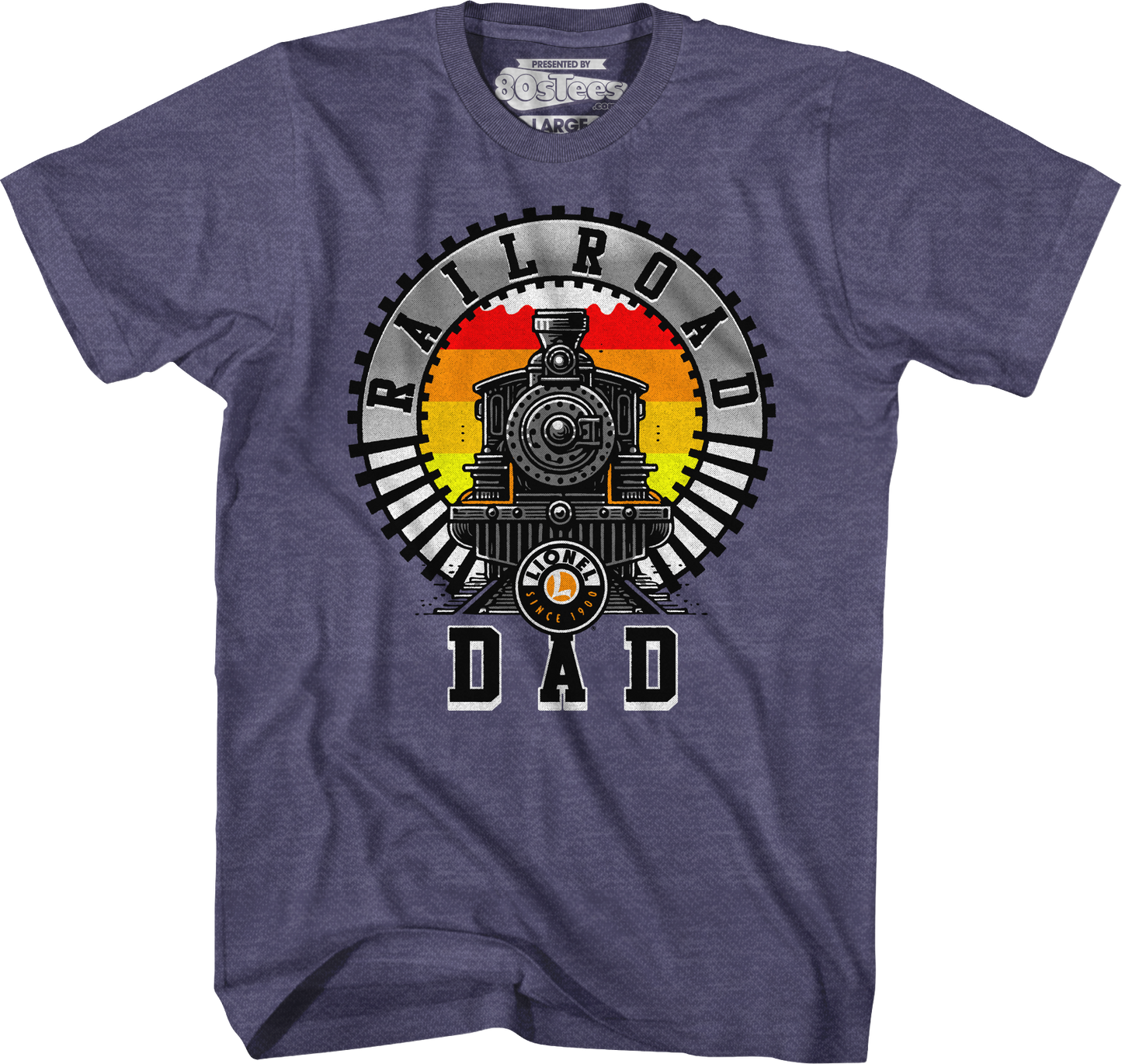 Railroad Dad Lionel Trains T-Shirt