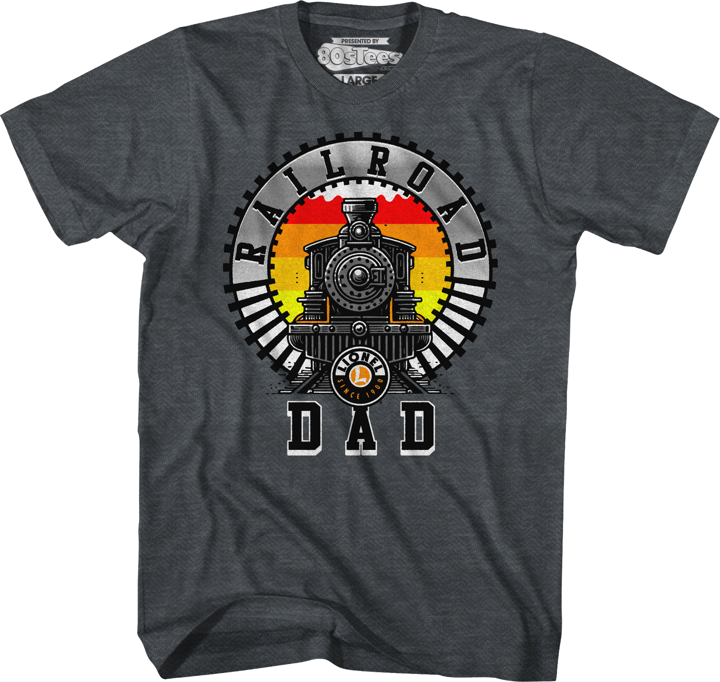 Railroad Dad Lionel Trains T-Shirt