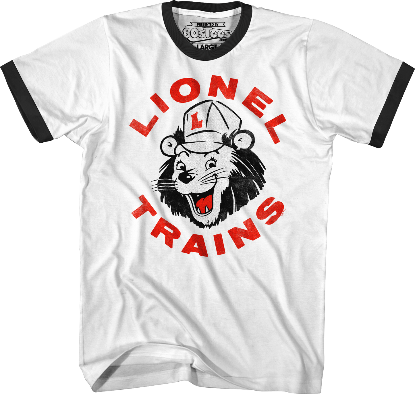 Lenny The Lion Lionel Trains Ringer Shirt